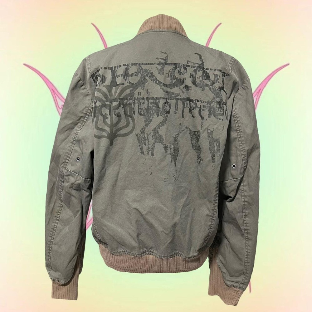 Vintage diesel bomber jacket y2k